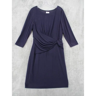 Suzi Chin for Maggy Boutique Dress 12 Stretch Knit Wedding Career Evening Event - Image 1 of 4