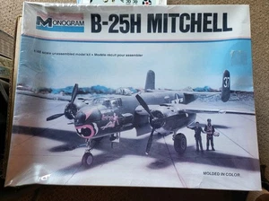 1997 Monogram B-25H Mitchell Modellflugzeug-Bausatz im Maßstab 1:48 #5500 - Bild 1 von 9