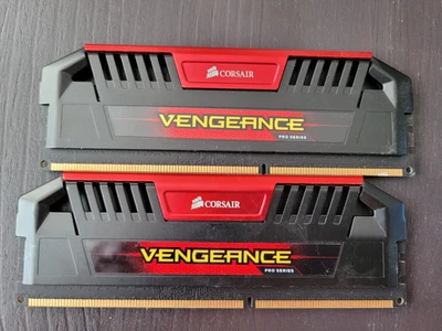 CORSAIR  VENGEANCE RAM 8GB (2X4GB) CMY8GX3M2A 1866C9R DDR3 MEMORY - Image 1 of 2