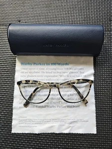 Warby Parker Louise W 189 Brille Brillengestell Birch Tortoise 55-16-140 - Bild 1 von 9
