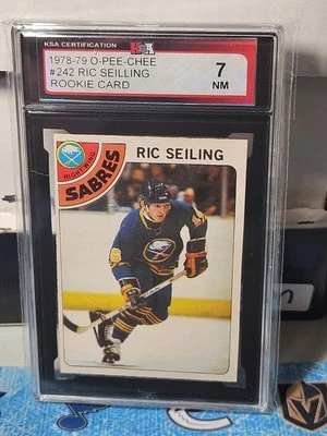 78-79 O-Pee-Chee Ric Seiling Rookie KSA 7 🚨🚨🚨 Buffalo Sabres  - Image 1 of 2