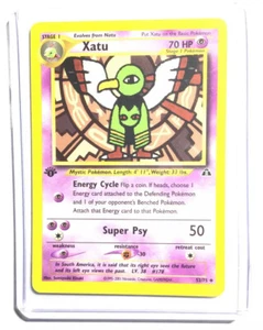XATU - 1a Edición Neo Discovery - 52/75 - Poco Común - Tarjeta de Pokémon - Casi Nuevo - Imagen 1 de 1