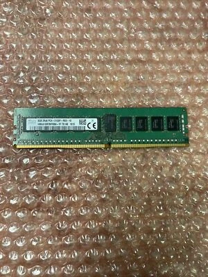 Hynix HMA41GR7MFR8N-TF 8GB DDR4-2133 PC4-17000 2Rx8 ECC Reg Server Memory Module - Image 1 of 3