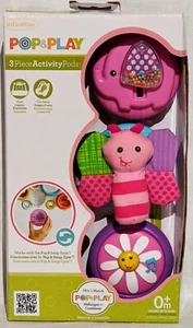 Infantino Pop & Play 3 Count Activity Pods Purple, for Girl ~ NIB - Picture 1 of 2