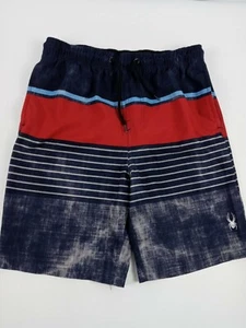 Spyder Swim Trunks Boy Size Large 14-16 Multicolored with Drawstring - Picture 1 of 10
