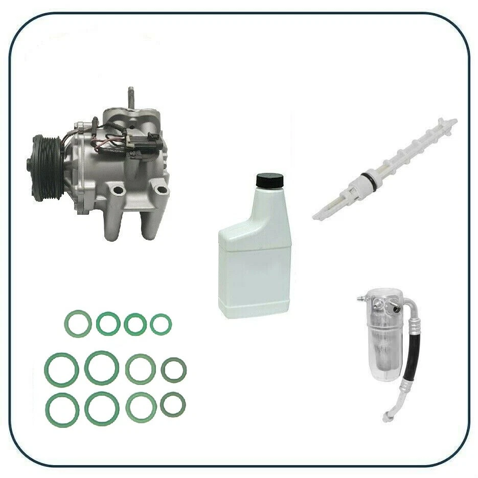 KIT COMPRESOR AIRE ACONDICIONADO COMPLETO REMAN 2002 CHEVY TRAILBLAZER/GMC ENVIADO BRAVADA GG561 Foto 1 de 4