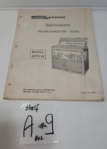 Seeburg Phonograph Troubleshooting Guide Model APFEA1 Service Manual - Picture 1 of 14