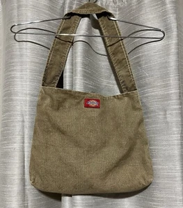 Dickies - hellbraun Cord/grünes Futter - Damen 9,5 "x 12" Tasche/Geldbörse - Bild 1 von 9