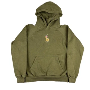 Polo Ralph Lauren Big Pony Green Adult Hoodie Sweatshirt Sweater - Sz M - Picture 1 of 10