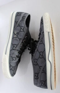 Gucci Tenis 1977 GG Monograma - Gris Negro Reino Unido Talla 12/US Talla 13 - Imagen 1 de 8