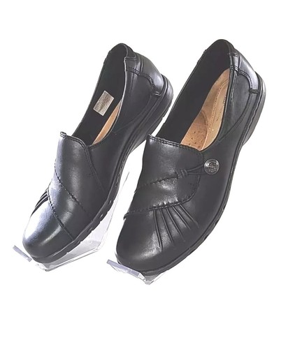 Mocassini slip on con bottoni New Balance Cobb Hill CAG01 in pelle nera taglia 8 5 M