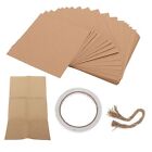 (Coffee Color)Brown Paper 50pcs Card Stock Two Colors Colored Paper Gift Paper