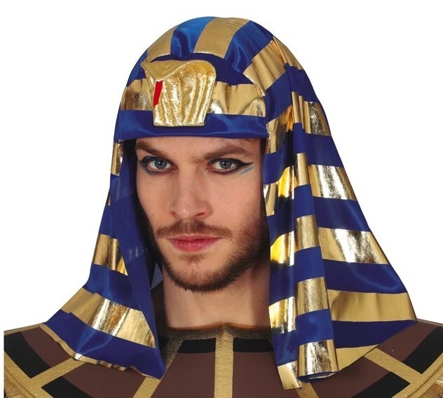 Adult Tutankhamun Headpiece Hat Egyptian Pharoah God Fancy Dress Accessory - Image 1 of 1