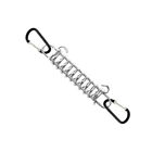 Portable Stainless Steel Tent Tension Spring Buckle Canopy Awning Rope Tensio Bk