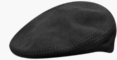 Gorra plana Stacy Adams Jameson tejida poliéster taxista newsboy sombrero de golf BLANCO NEGRO Foto 1 de 2