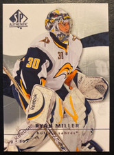 Ryan MILLER 2008-09 SP Authentic Hockey Upper Deck #15 Buffalo Sabres