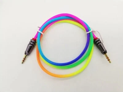2-Pack Aux Cord 3.5mm Male to Male Auxiliary Audio Cable For Car Headphone Phone - Image 1 of 3