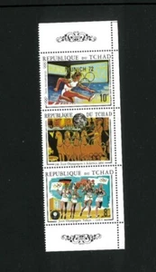 Wholesale Lot 1972 Summer Olympics Chad #239D. Cat.30.00 (3 x 10.00) - Picture 1 of 1