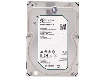 Seagate ES.3 4TB 7200RPM SATA 6Gb/s 3.5" Enterprise Hard Drive (ST4000NM0033) - Image 1 of 4
