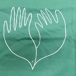 Uniqlo Shirt Large Green Peace for All Christophe Lemaire Double Sided NEW - Picture 1 of 8