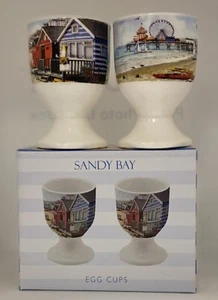 The Leonardo Collection Sandy Bay Egg Cups, New, Boxed - Picture 1 of 2