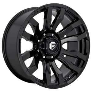 fits Fuel 1Pc BLITZ Gloss Black 20x9" Rim Chevy GM Toyota 6X5.5+1 offset, Each - Picture 1 of 4
