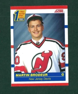 1990-91 Score #439 Martin Brodeur RC New Jersey Devils - Picture 1 of 4