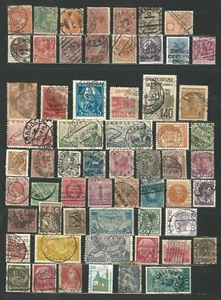 Worldwide: Small lot of diff. stamps with interesting postmark, used. WO091/ - Picture 1 of 2