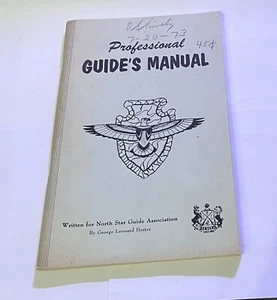 Professional Guide's Manual North Star Guide - Loose Cover 1971 - Imagen 1 de 2