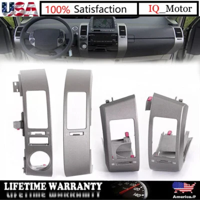 Juego de 4 piezas para Toyota Prius 2004-2009 cubierta de ventilación de aire interior central del tablero de aire acondicionado Foto 1 de 4