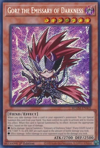1X NM Gorz the Emissary of Darkness (Chibi Art) - BLMM-EN005- Secret Rare 1st Ed - Picture 1 of 1