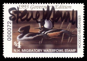 NH11Gs — 1993 New Hampshire Hand-signed Governor Edition - Picture 1 of 1