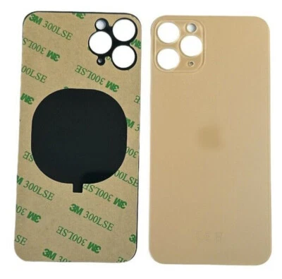 MARKENLOS iPhone 11 Pro Backcover Akkudeckel Rückseite Glas Big Hole Großes Kameraloch Top