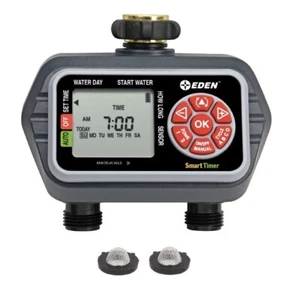 Eden 93412 Programmable Digital Water Timer 2-Zone, Compatible with Wireless... - Picture 1 of 8