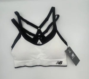 NWT New Balance Size Medium women’s Sports Bra Pullover 2 Pack Racerback $60 ret - Picture 1 of 5