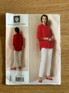 Vogue V1509 Anne Klein Tunika Hose ungeschnitten Nähmuster Größe 6 - 14 - Bild 1 von 2
