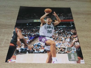 Autógrafo fotográfico firmado por Peja Stojakovic de los Sacramento Kings 8x10 Beckett BAJO CERTIFICADO DE AUTENTICIDAD 1B - Imagen 1 de 5