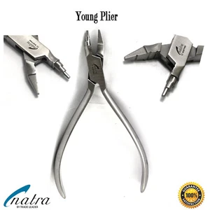 YOUNG Pliers Dental Technology Wire Wire Bending Pliers Dental Dentist Kfo - Picture 1 of 3