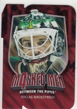 11/12 ITG BETWEEN THE PIPES NIKLAS BACKSTROM MASKED MEN 4 RED DIE CUT #3