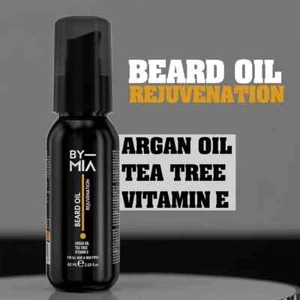 BY MIA Beard Oil Rejuvenation 60ml Argan Oil, Tea Tree, Vitamin E For Gentlemen - Picture 1 of 2