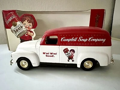 ERTL 1951 Campbell's Soup GMC Die-cast PANEL BANK  Van/ Truck 1995 - Image 1 of 4