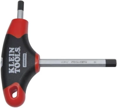 Klein Tools JTH4E17 1/2-Inch Hex Key with Journeyman T-Handle, 4-Inch - Image 1 of 4