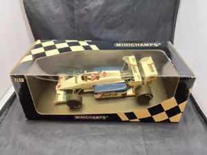 Minichamps Scale size 1/18 Toleman Hart TG184 French GP 1984 J. Cecotto with box - Picture 1 of 10