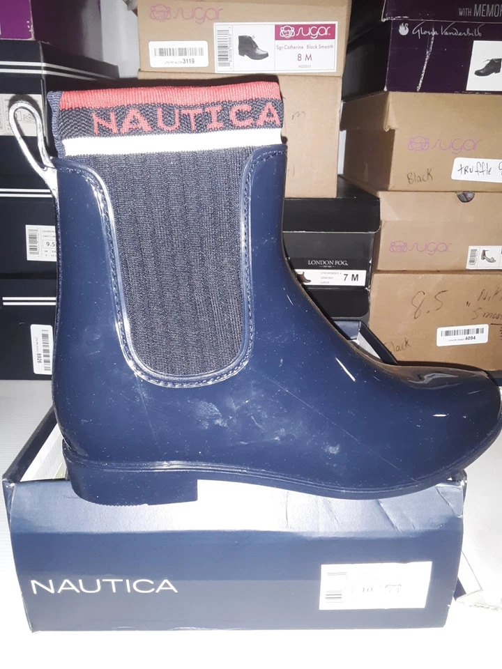 Nautica Women's Loytan Rainboot Women's Shoes navy Size 10 SHELF00P