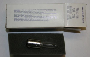 WESTINGHOUSE Q75CL DC 28V 75W LAMP  75Q/CL/DC BULB - Picture 1 of 1