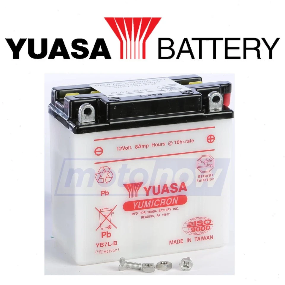 Yuasa Yumicron Battery for 1978-1981 Yamaha SR500 - Electrical Batteries  mj - Изображение 1 из 4