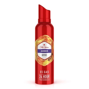 Old Spice Amber Deodorant Body Perfume 24 hour Long Lasting Fresh Spray 140 ML - Picture 1 of 4