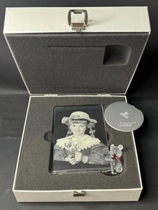 SWAROVSKI SILBER KRISTALL KRIS BÄR BILDERRAHMEN 3,5" x 5,5" Weihnachten 1995 - Bild 1 von 7