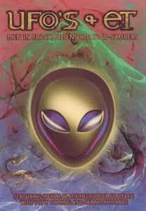 UFO'S AND ET: MEN IN BLACK, ALIENS AND FLYING SAUCERS NEW DVD - Picture 1 of 1