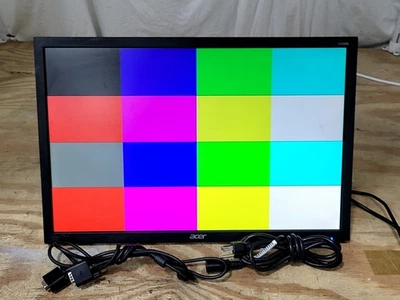 ACER V226WL UM.EV6AA.001 22" Widescreen LCD Monitor DVI VGA SEE NOTES  - Image 1 of 4